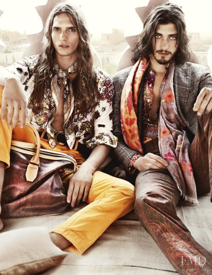 Etro advertisement for Spring/Summer 2012