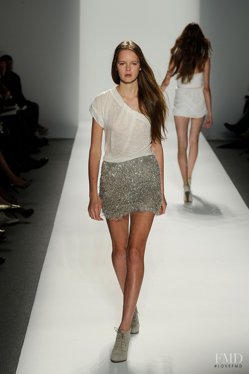 Masha Markina featured in  the Cynthia Steffe fashion show for Spring/Summer 2010