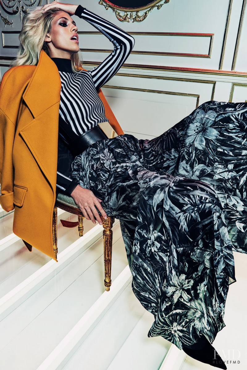 Devon Windsor featured in  the Balmain fashion show for Pre-Fall 2015