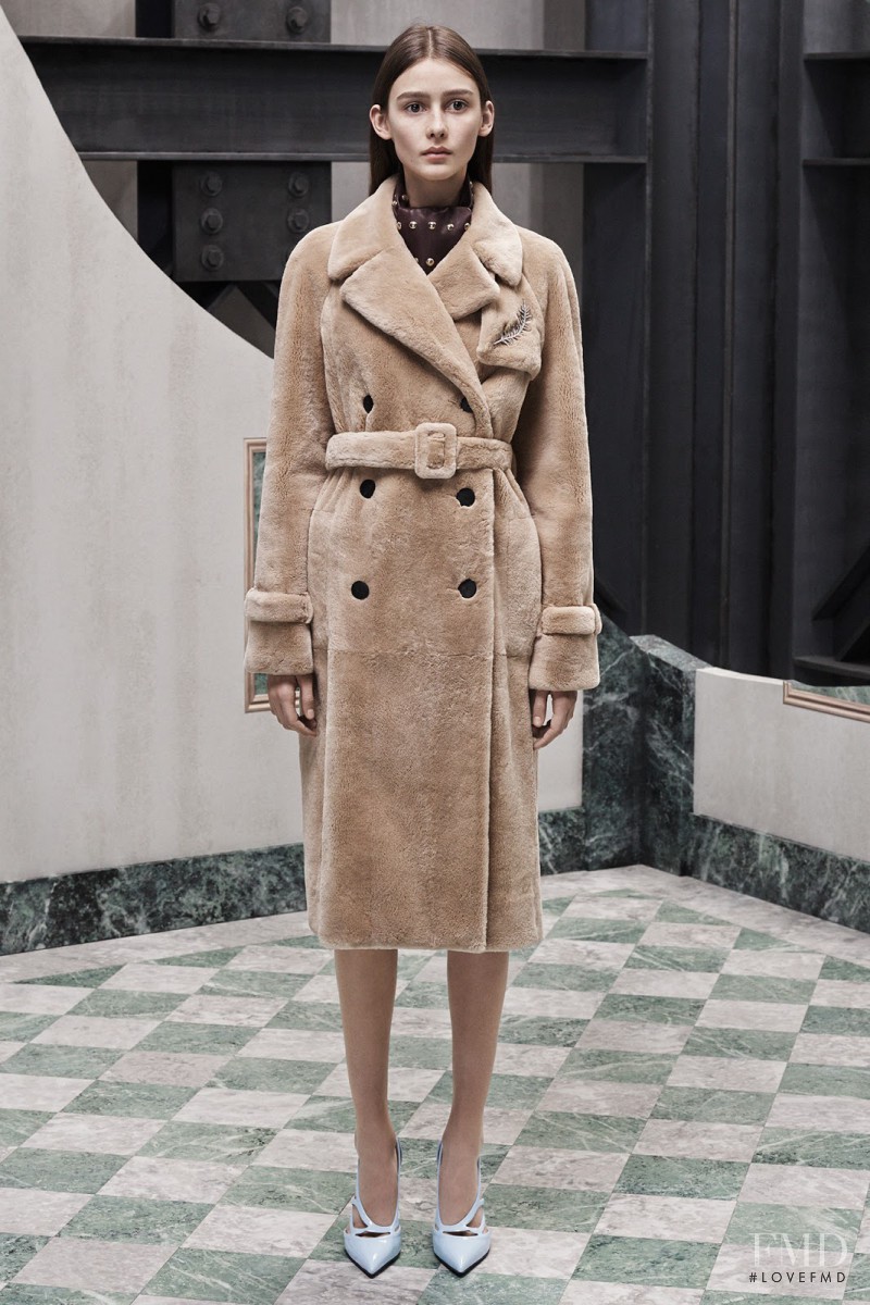 Liv Mason Pearson featured in  the Balenciaga lookbook for Pre-Fall 2015