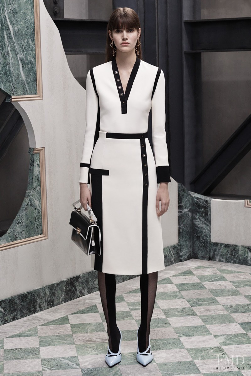 Vanessa Moody featured in  the Balenciaga lookbook for Pre-Fall 2015