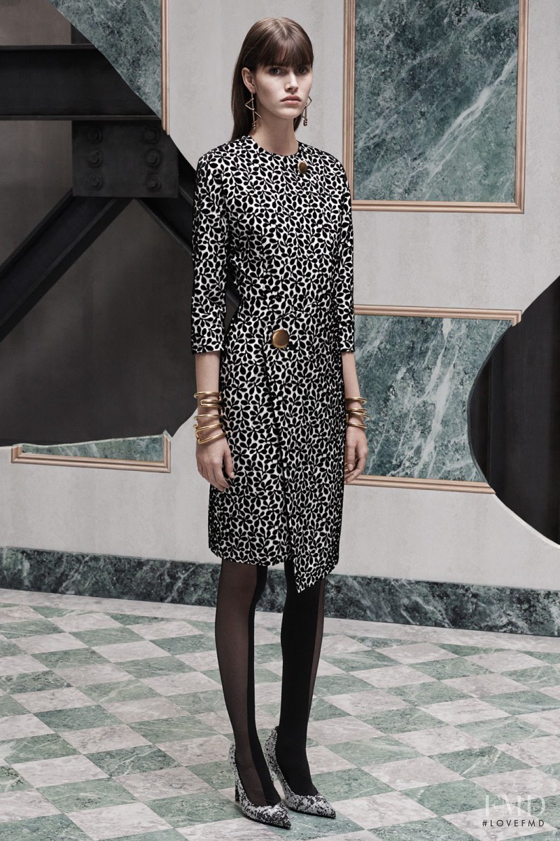 Vanessa Moody featured in  the Balenciaga lookbook for Pre-Fall 2015