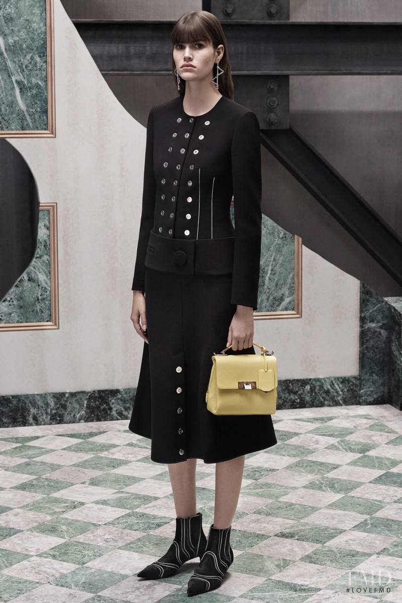 Vanessa Moody featured in  the Balenciaga lookbook for Pre-Fall 2015