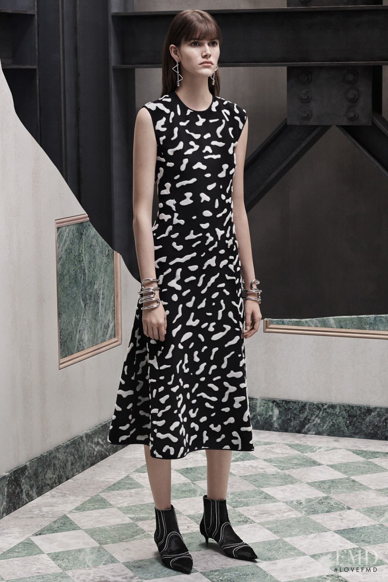 Vanessa Moody featured in  the Balenciaga lookbook for Pre-Fall 2015