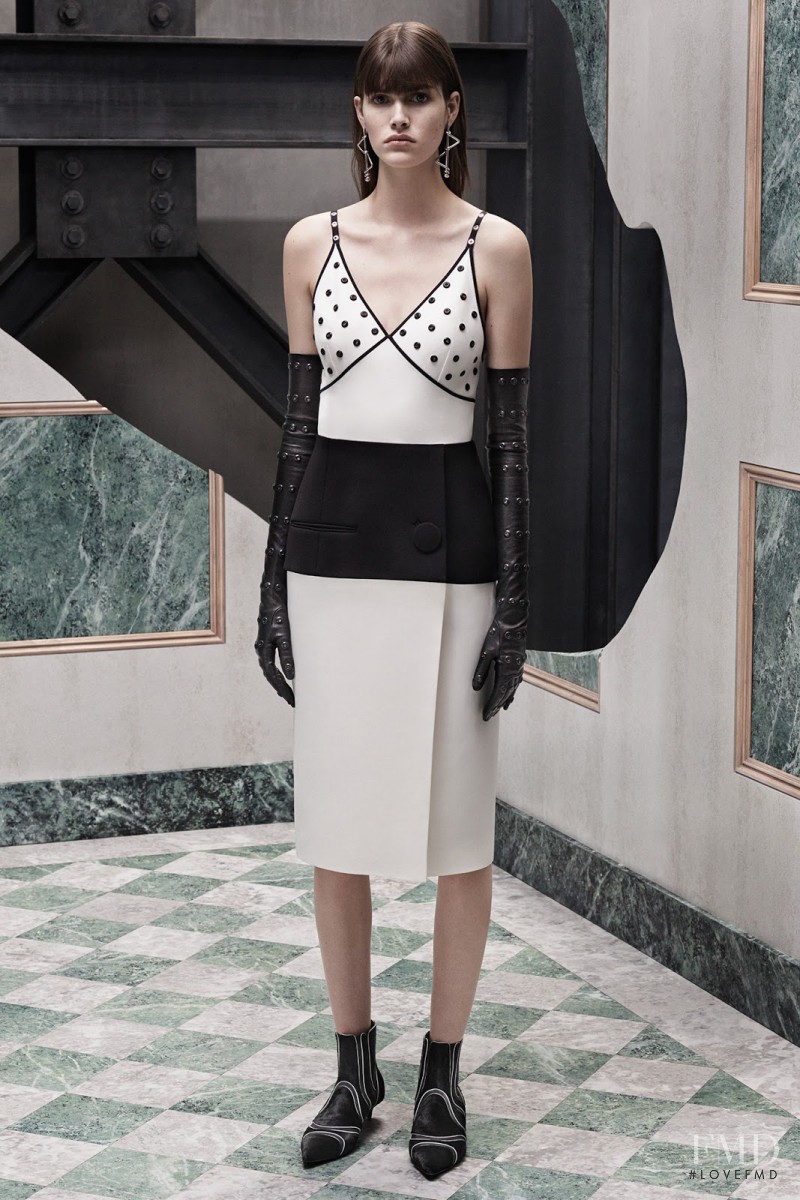 Vanessa Moody featured in  the Balenciaga lookbook for Pre-Fall 2015