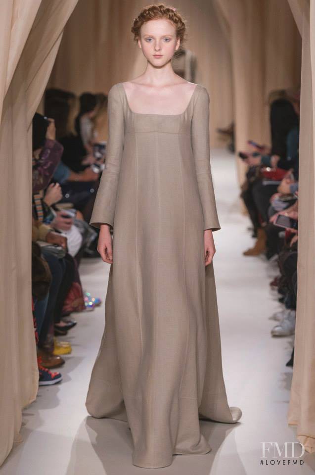 Madison Stubbington featured in  the Valentino Couture fashion show for Spring/Summer 2015