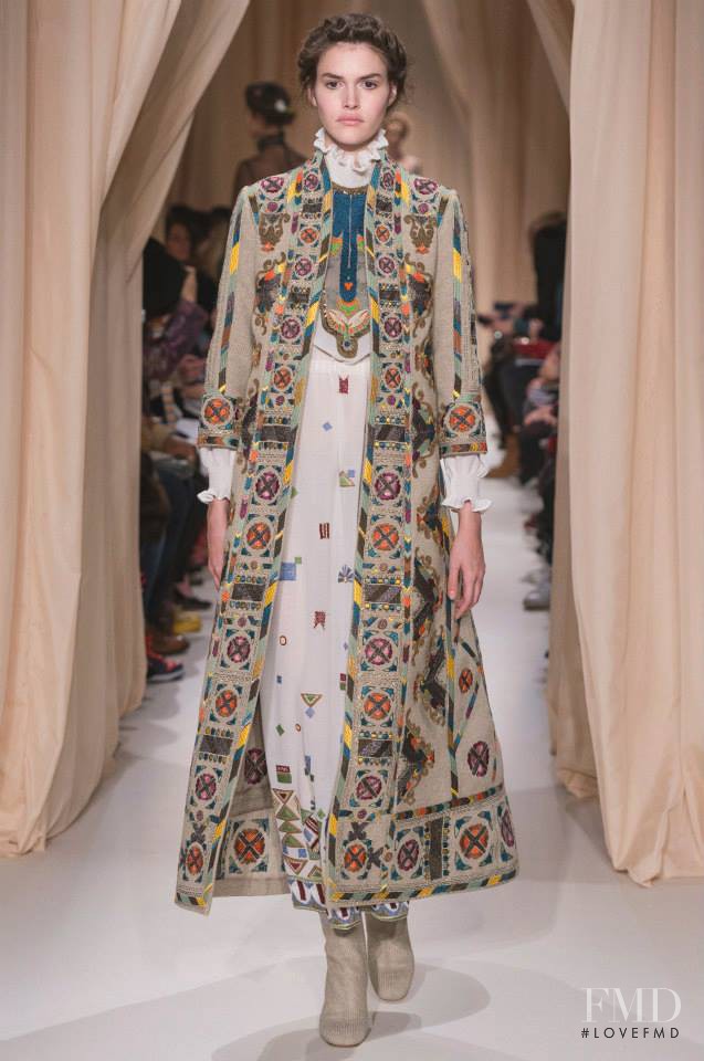 Vanessa Moody featured in  the Valentino Couture fashion show for Spring/Summer 2015