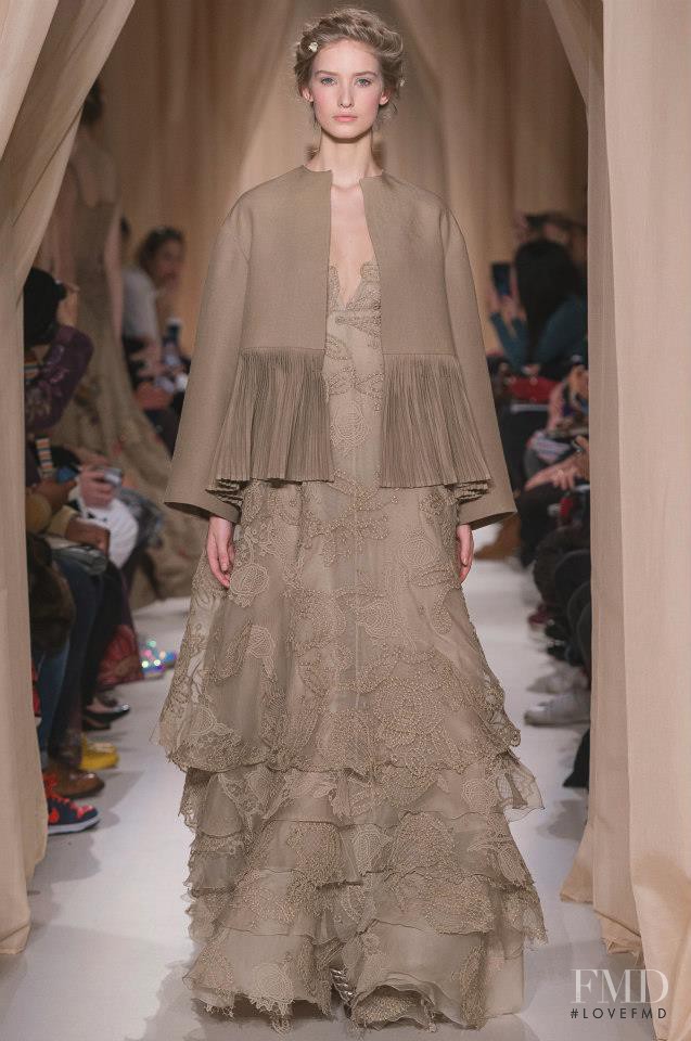 Namara Van Kleeff featured in  the Valentino Couture fashion show for Spring/Summer 2015