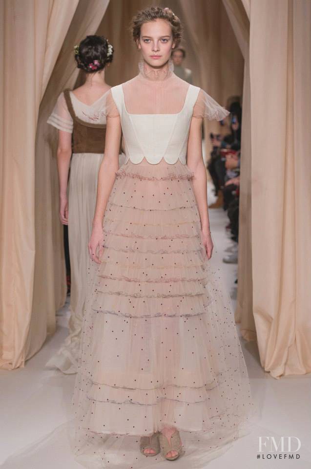 Ine Neefs featured in  the Valentino Couture fashion show for Spring/Summer 2015