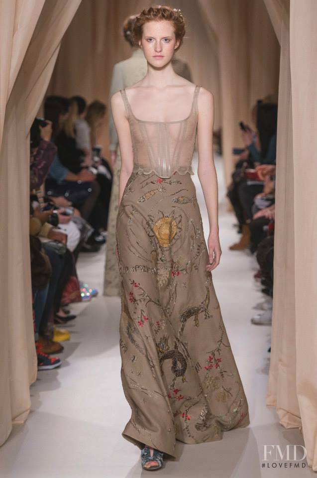 Magdalena Jasek featured in  the Valentino Couture fashion show for Spring/Summer 2015