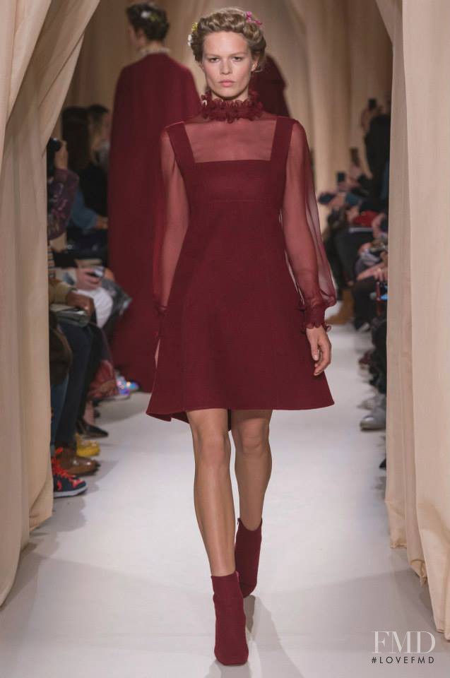 Anna Ewers featured in  the Valentino Couture fashion show for Spring/Summer 2015
