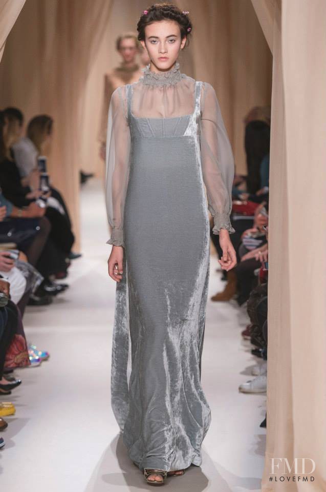 Greta Varlese featured in  the Valentino Couture fashion show for Spring/Summer 2015
