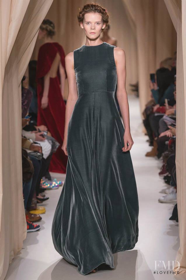 Irina Kravchenko featured in  the Valentino Couture fashion show for Spring/Summer 2015