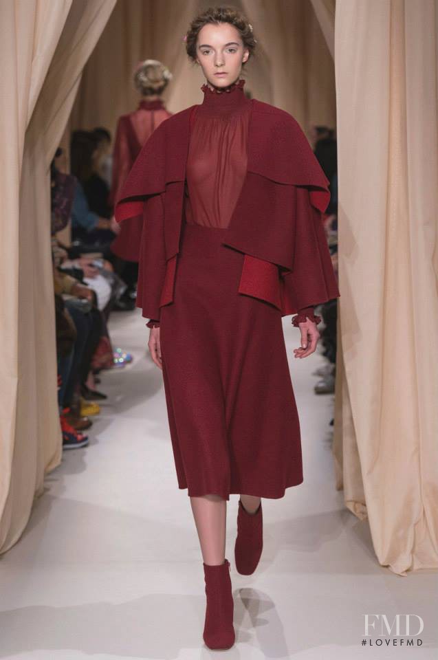 Irina Liss featured in  the Valentino Couture fashion show for Spring/Summer 2015