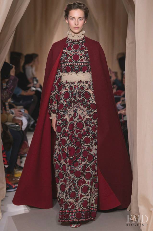 Julia Bergshoeff featured in  the Valentino Couture fashion show for Spring/Summer 2015