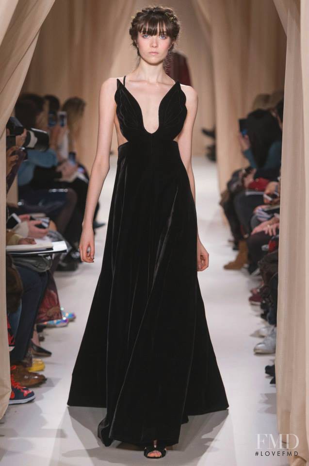 Grace Hartzel featured in  the Valentino Couture fashion show for Spring/Summer 2015