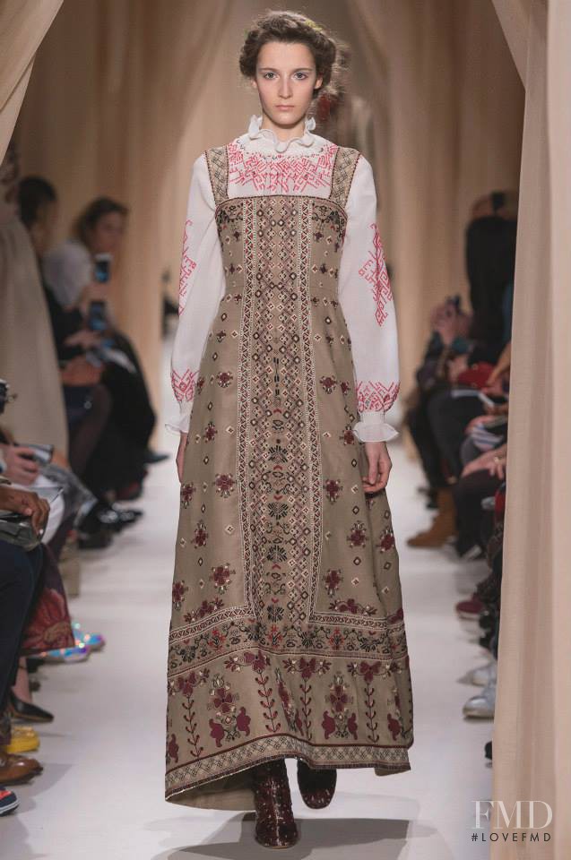 Yana Van Ginneken featured in  the Valentino Couture fashion show for Spring/Summer 2015