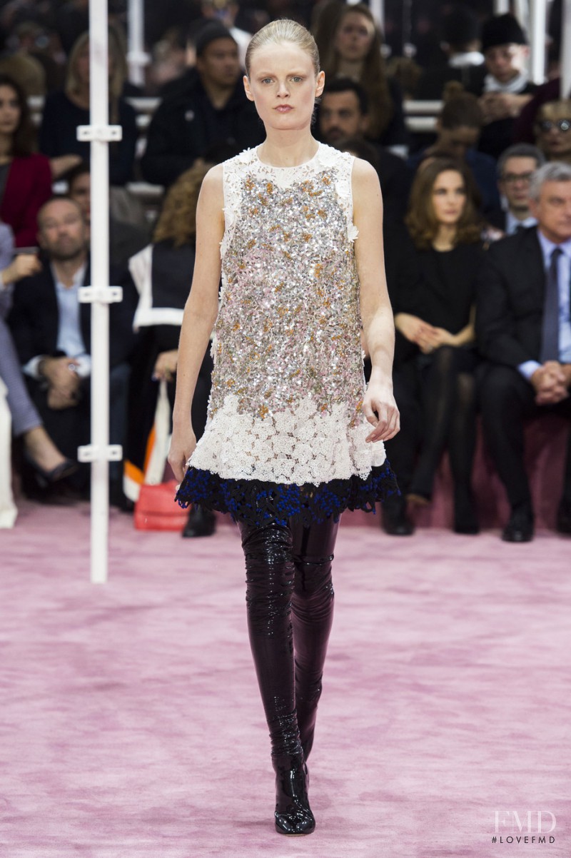 Hanne Gaby Odiele featured in  the Christian Dior Haute Couture fashion show for Spring/Summer 2015