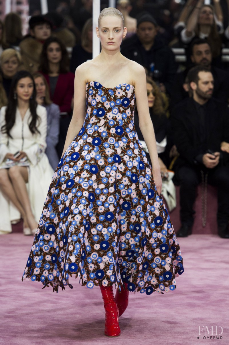 Sunniva Wahl featured in  the Christian Dior Haute Couture fashion show for Spring/Summer 2015