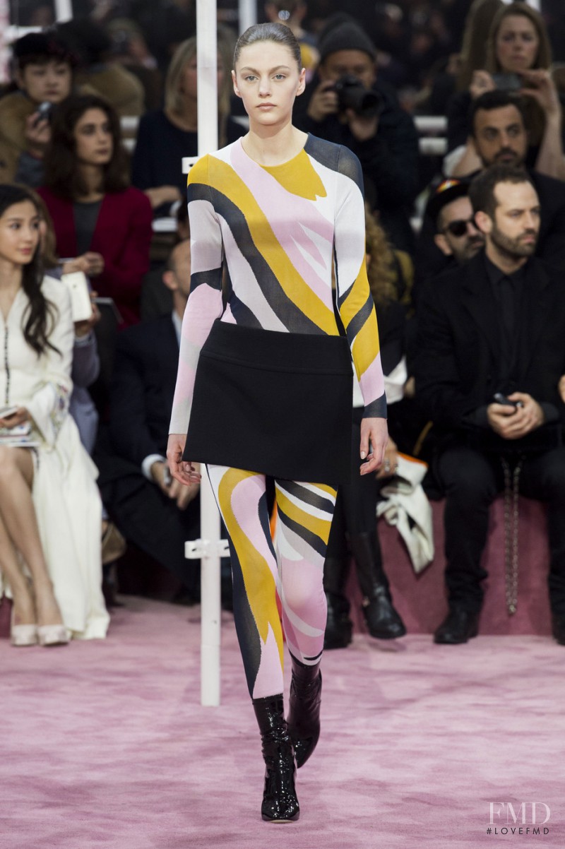 Marta Placzek featured in  the Christian Dior Haute Couture fashion show for Spring/Summer 2015