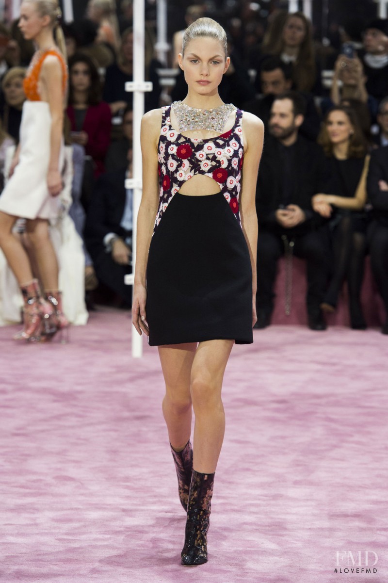 Annika Krijt featured in  the Christian Dior Haute Couture fashion show for Spring/Summer 2015