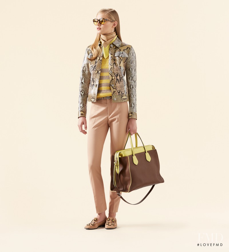 Aneta Pajak featured in  the Gucci catalogue for Cruise 2015