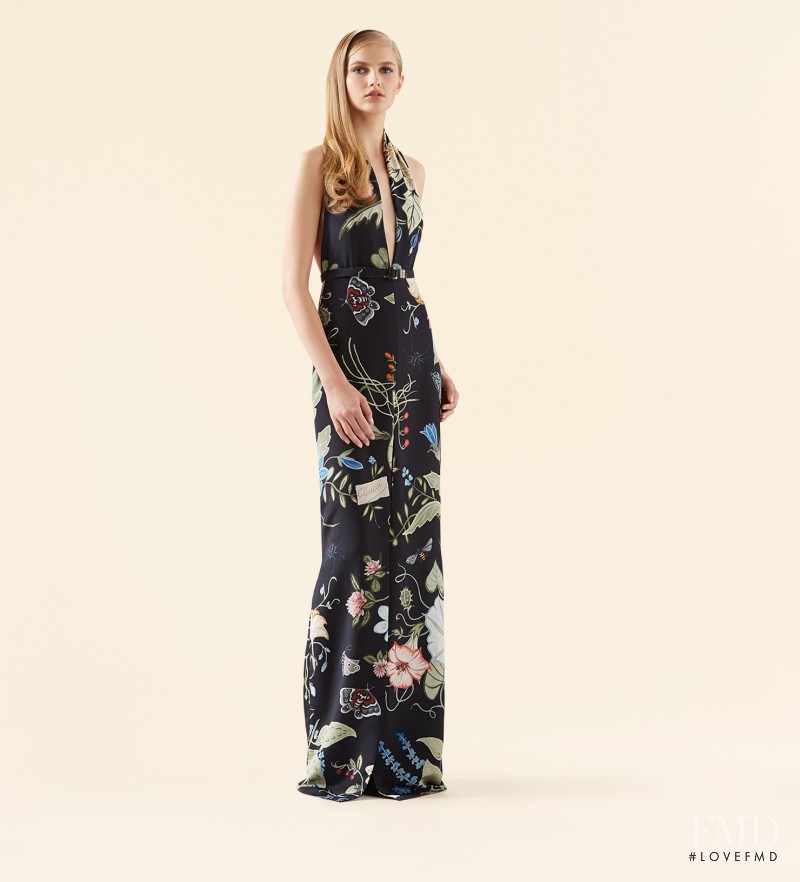 Aneta Pajak featured in  the Gucci catalogue for Cruise 2015