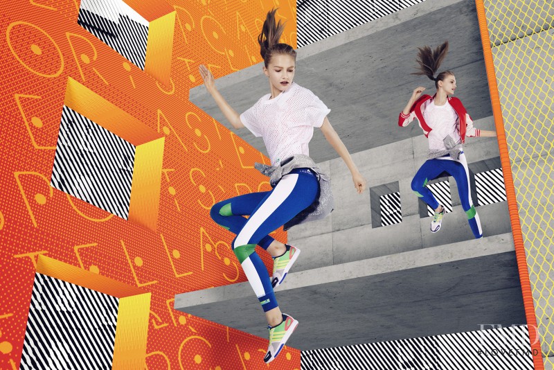 Aneta Pajak featured in  the Adidas by Stella McCartney lookbook for Spring/Summer 2015