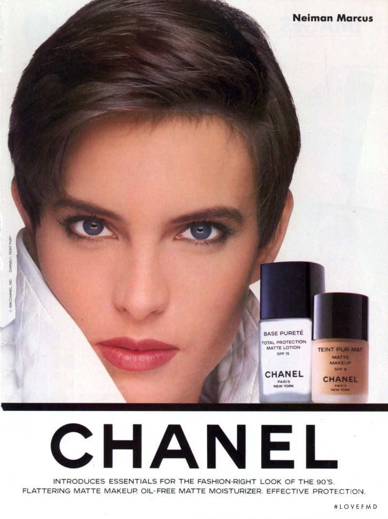 Chanel Beauty advertisement for Spring/Summer 1991