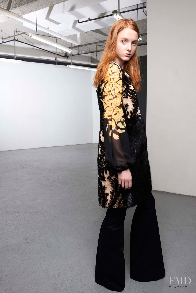 Madison Stubbington featured in  the Giambattista Valli fashion show for Pre-Fall 2015