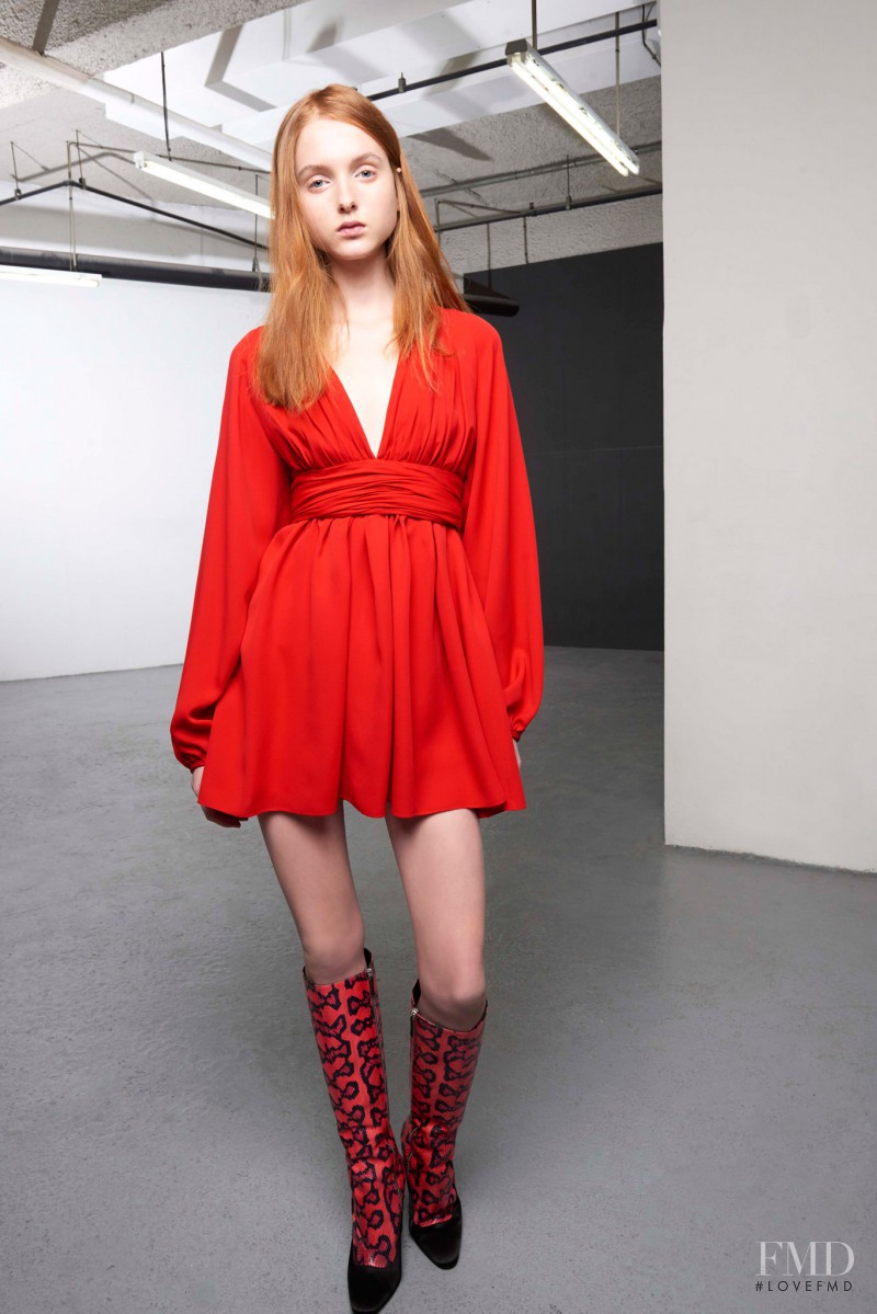 Madison Stubbington featured in  the Giambattista Valli fashion show for Pre-Fall 2015