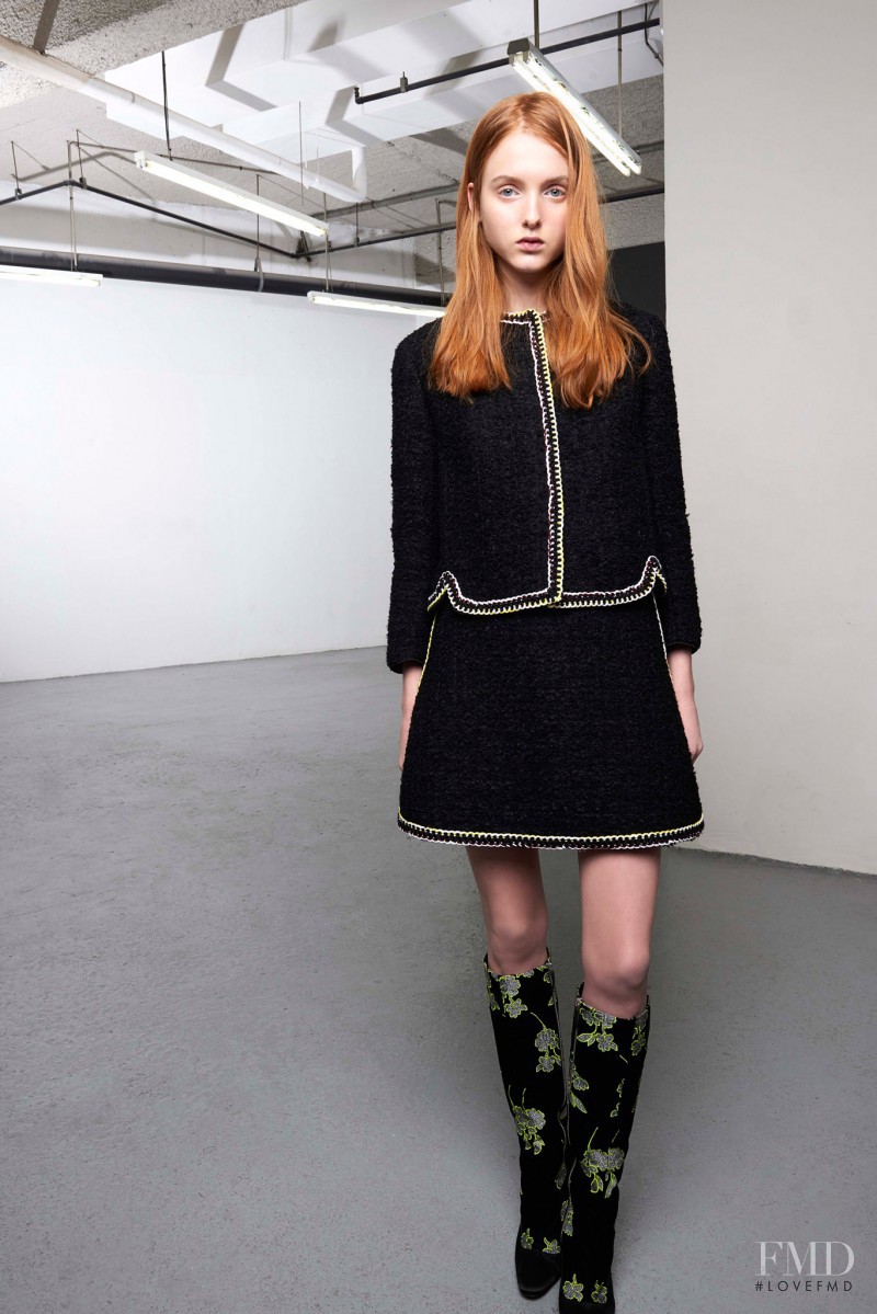 Madison Stubbington featured in  the Giambattista Valli fashion show for Pre-Fall 2015