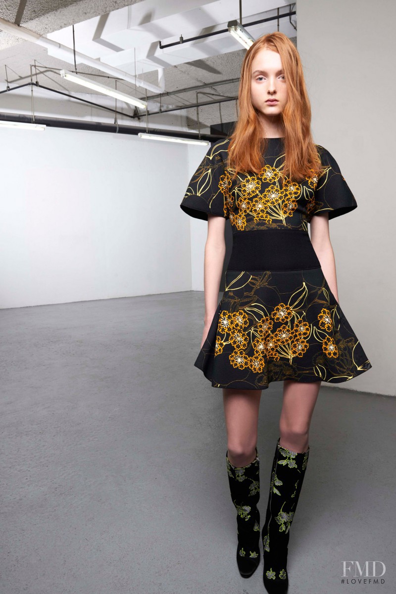 Madison Stubbington featured in  the Giambattista Valli fashion show for Pre-Fall 2015