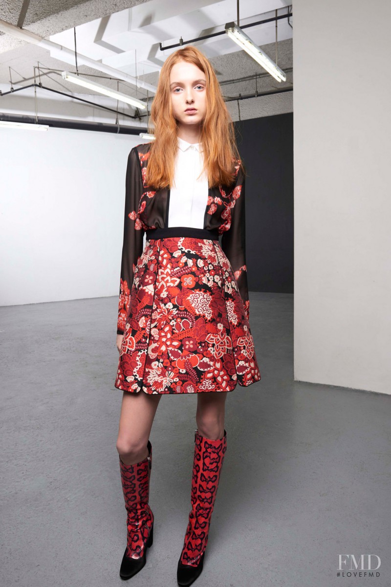 Madison Stubbington featured in  the Giambattista Valli fashion show for Pre-Fall 2015