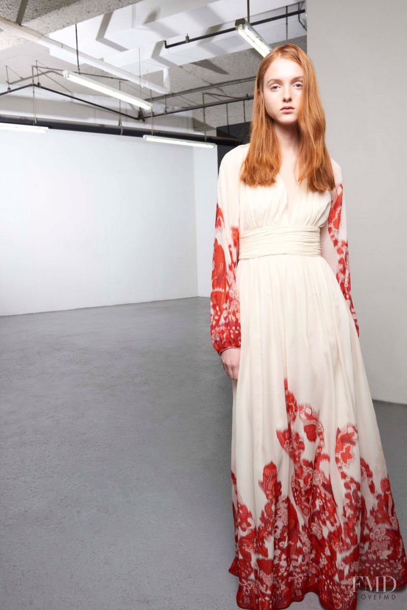 Madison Stubbington featured in  the Giambattista Valli fashion show for Pre-Fall 2015