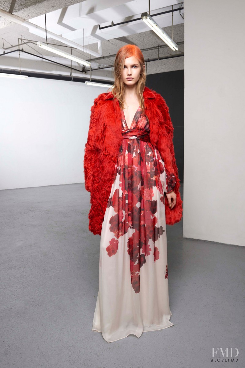 Aneta Pajak featured in  the Giambattista Valli fashion show for Pre-Fall 2015