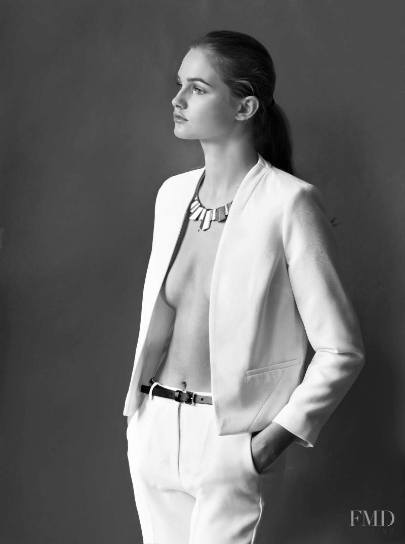 Charlotte Nolting featured in  the Tim Labenda advertisement for Spring/Summer 2014