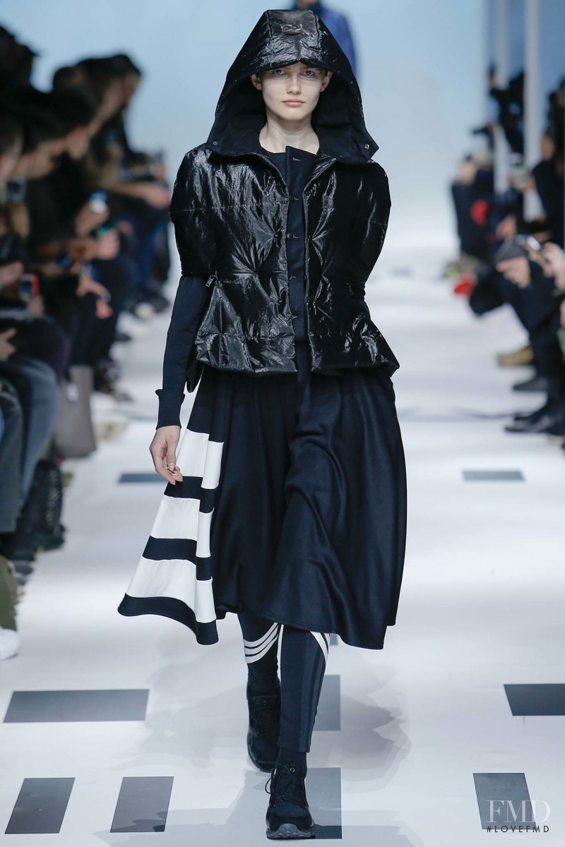 Aneta Pajak featured in  the Y-3 fashion show for Autumn/Winter 2015