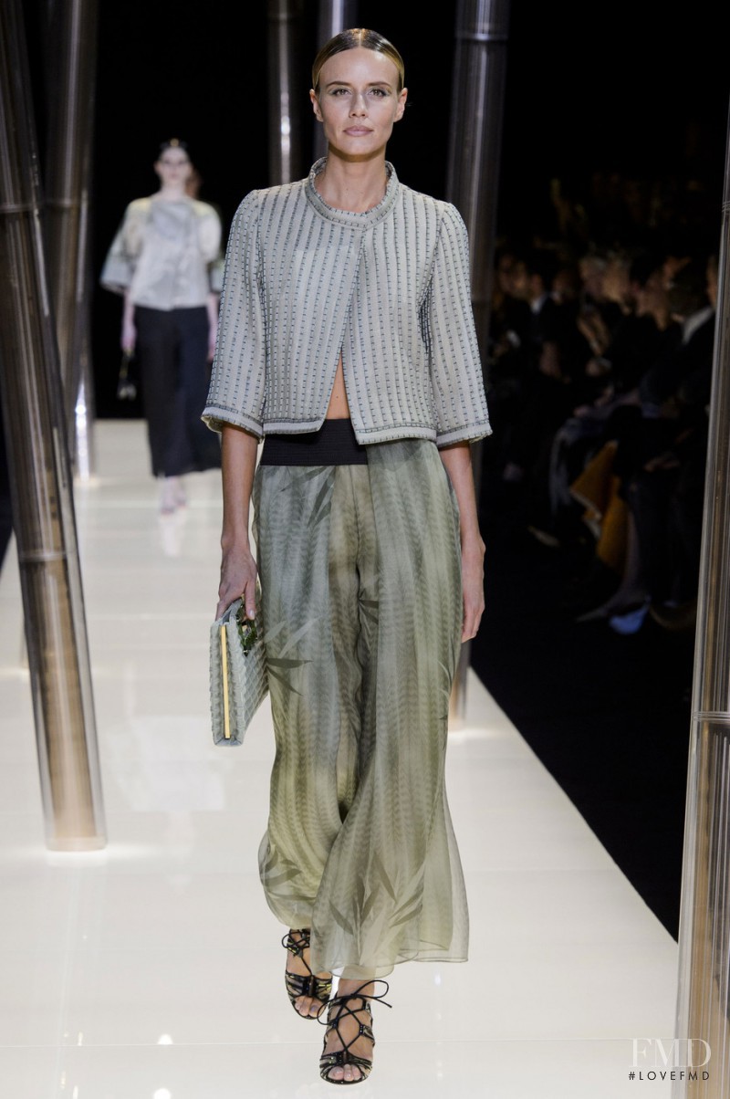 Phenelope Wulff featured in  the Armani Prive fashion show for Spring/Summer 2015