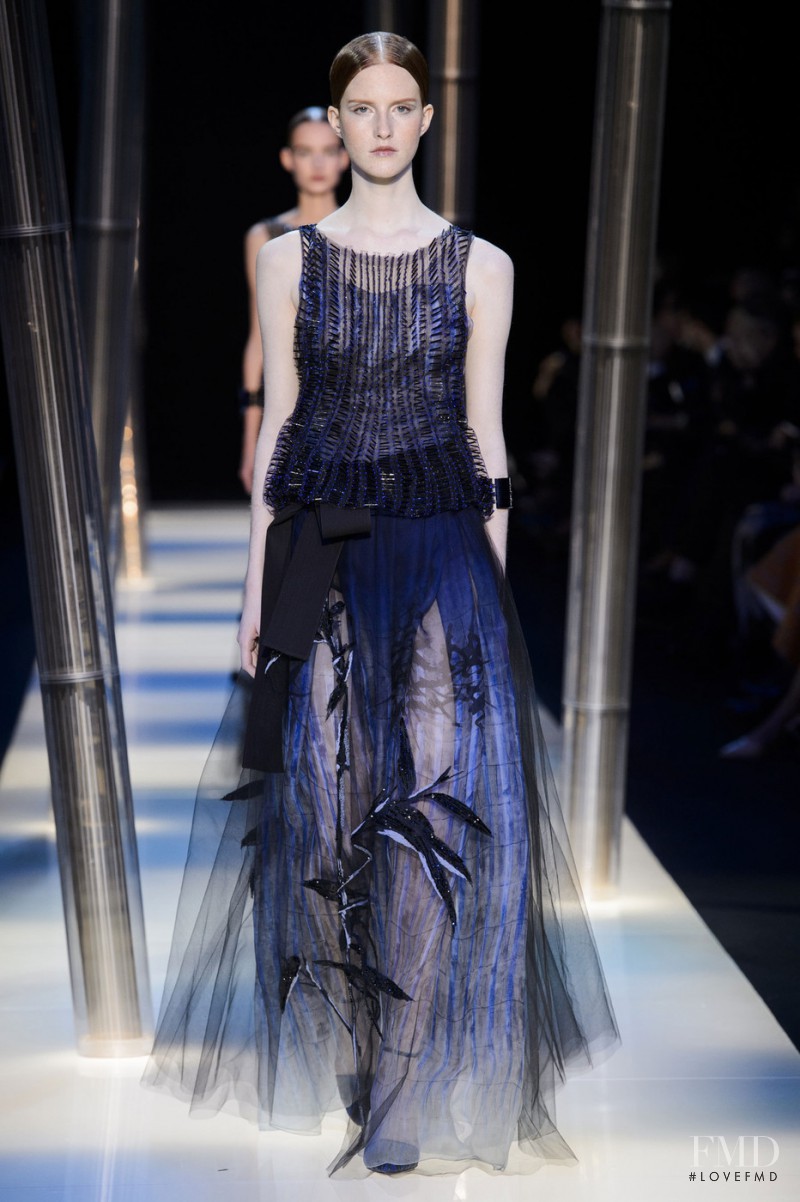 Magdalena Jasek featured in  the Armani Prive fashion show for Spring/Summer 2015