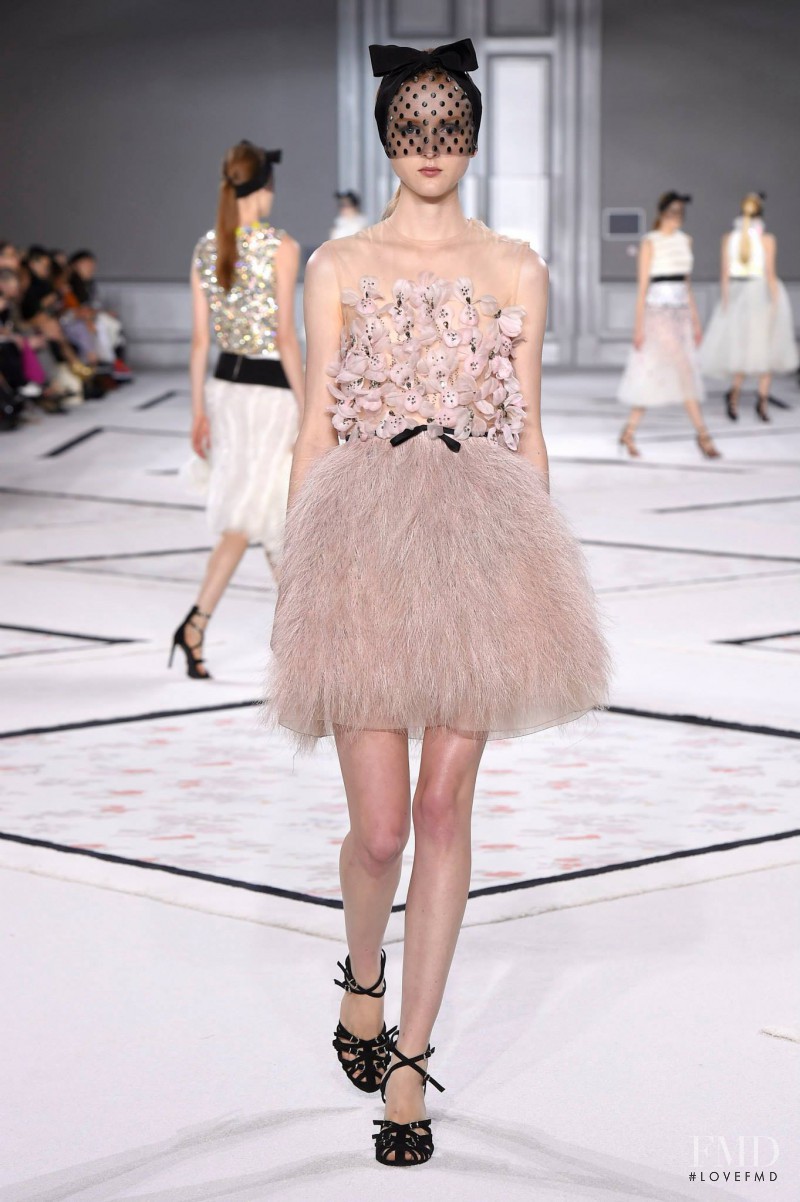 Madison Stubbington featured in  the Giambattista Valli Haute Couture fashion show for Spring/Summer 2015