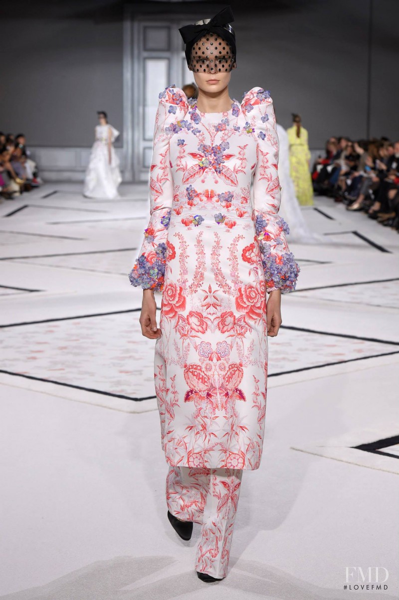 Alexandra Elizabeth Ljadov featured in  the Giambattista Valli Haute Couture fashion show for Spring/Summer 2015