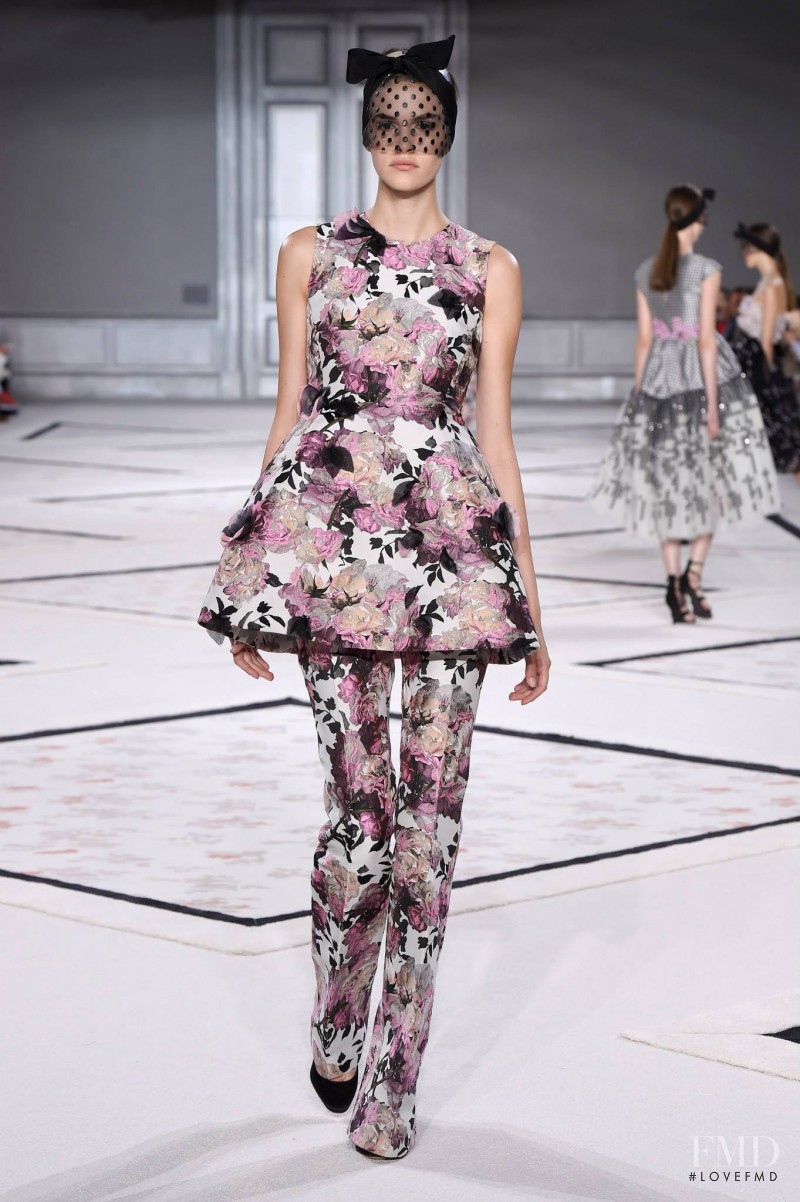 Vanessa Moody featured in  the Giambattista Valli Haute Couture fashion show for Spring/Summer 2015