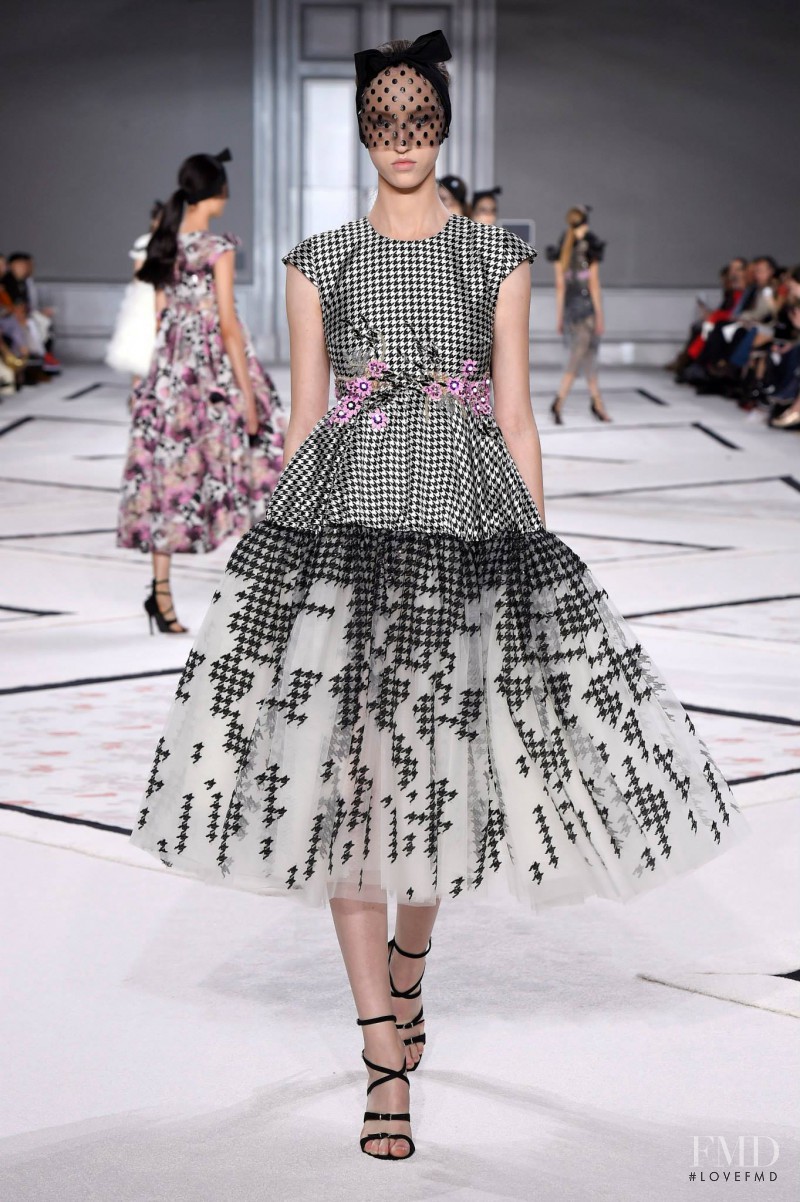 Liza Ostanina featured in  the Giambattista Valli Haute Couture fashion show for Spring/Summer 2015