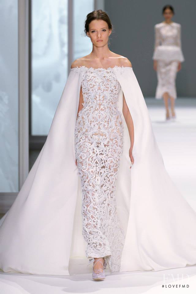 Alicja Tubilewicz featured in  the Ralph & Russo fashion show for Spring/Summer 2015