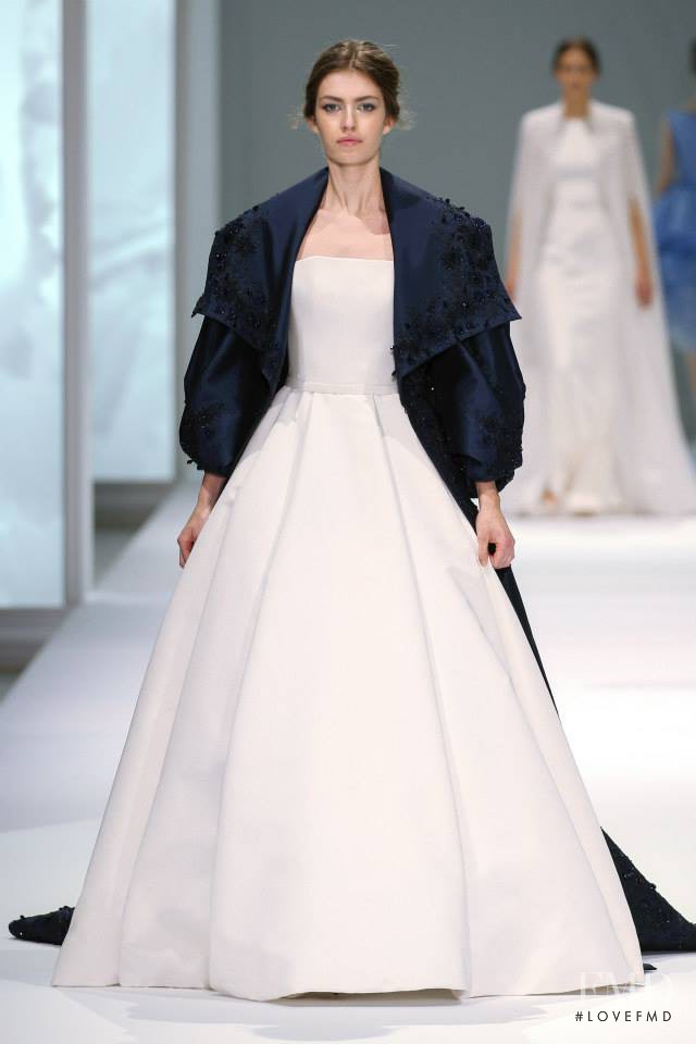 Simona Kirchnerova featured in  the Ralph & Russo fashion show for Spring/Summer 2015