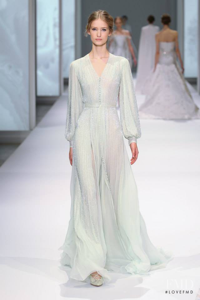 Namara Van Kleeff featured in  the Ralph & Russo fashion show for Spring/Summer 2015