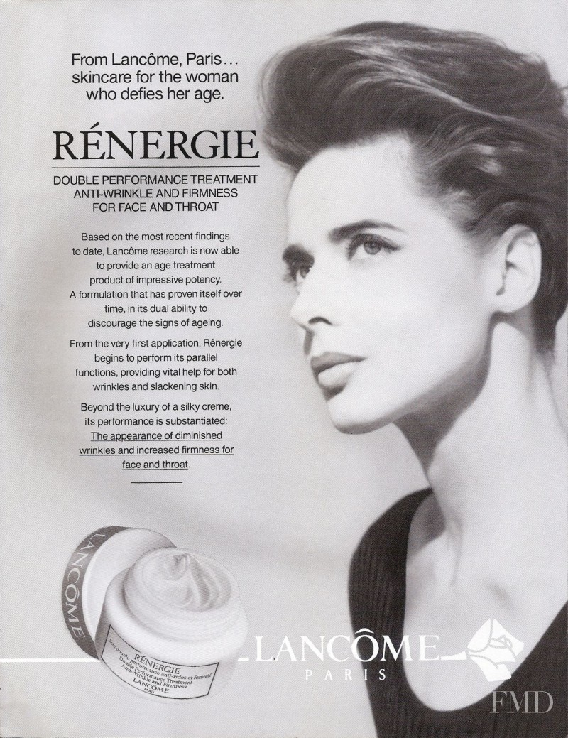 Isabella Rossellini featured in  the Lancome advertisement for Autumn/Winter 1993