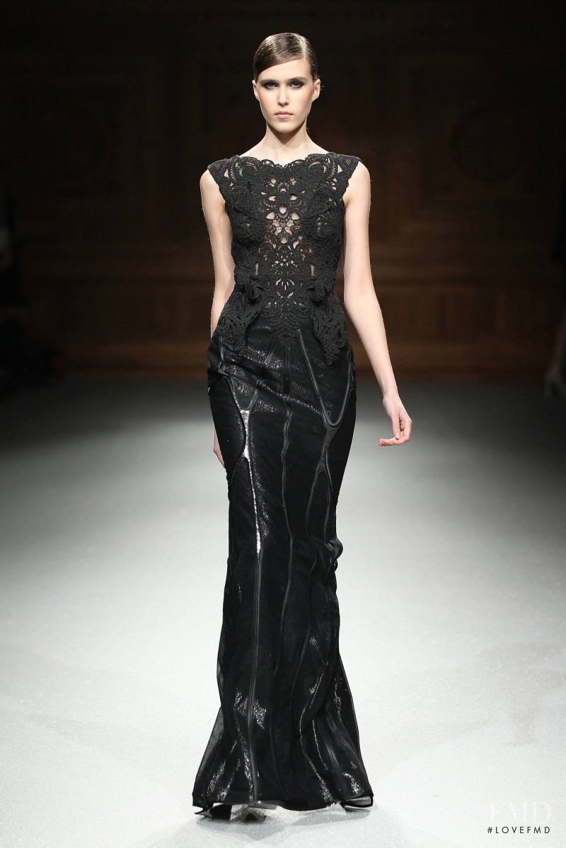 Anita Zet featured in  the Tony Ward fashion show for Spring/Summer 2015