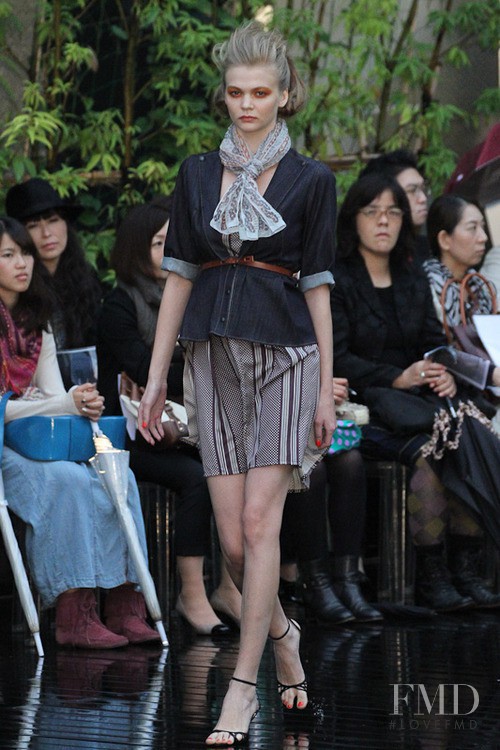Natalia Koreshkova featured in  the Naoshi Sawayanagi fashion show for Spring/Summer 2013